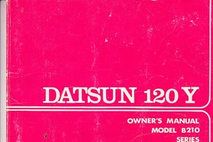 GENUINE DATSUN 120Y DRIVER'S OWNER'S HANDBOOK 1974 - Picture 1 of 1