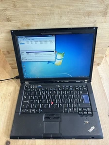 ThinkPad T61 Laptop, Core 2 Duo/2GB/250GB HDD - Needs Battery - Picture 1 of 9