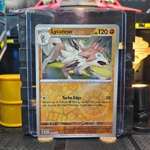 Lycanroc Temporal Forces Reverse Holo Pokémon TCG 090/162 Scarlet & Violet SV05 - Picture 1 of 6