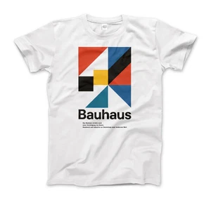 Bauhaus Modern Geometry - Walter Gropius Artwork T-Shirt - Bild 1 von 25