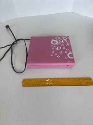 Reproductor de DVD/disco compacto Capello rosa blanco CVD2216PNK probado sin control remoto Foto 1 de 4