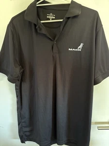 POLO SHIRT: BLACK MACK TRUCK T-SHIRT SIZE 2XL XXL SPORTEC - Bild 1 von 6