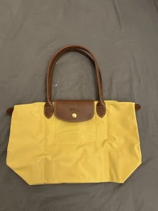 Longchamp le Pliage Tote Bag - Medium - Mustard - Picture 1 of 9