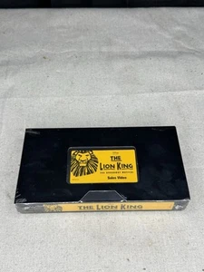 New Walt Disney Lion King Broadway Musical Promo Sales VHS Video Sealed - Foto 1 di 6