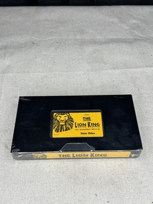 New Walt Disney Lion King Broadway Musical Promo Sales VHS Video Sealed - Image 1 of 4