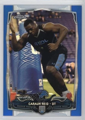 2014 Topps Chrome Blue Refractor /199 Caraun Reid #215 Rookie RC - Image 1 of 2