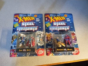 '94 LOT 2 Marvel X-Men STEEL MUTANTS Cable vs Stryfe/Professor X vs Magneto NEU - Bild 1 von 10
