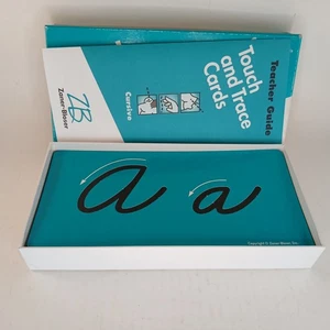 Touch and Trace Cards Zaner Bloser Cursive Letters and Numerals Handwriting  EUC - Bild 1 von 9
