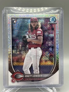 2025 Bowman  Rhett Lowder Mojo Refractor #6 RC Cincinnati Reds - Picture 1 of 2