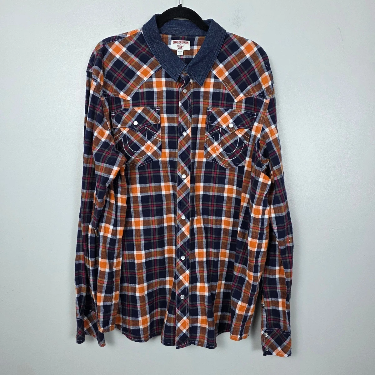 S】True Religion® Quilted Lined Plaid Supreme True Religion | eBay