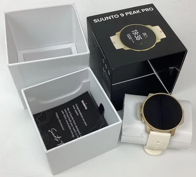 Reloj inteligente Suunto 9 Peak Pro multideporte frecuencia cardíaca impermeable dorado perla Foto 1 de 4