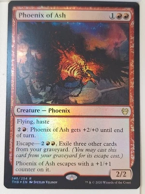 Phoenix of Ash - FOIL - Theros: Beyond Death - Magic the Gathering MTG Nice! - Image 1 of 3