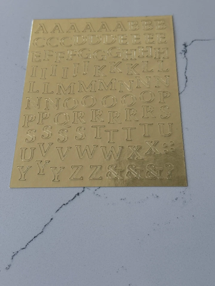 Creative Memories MINI ABC/123 Sticker Sheets ~ Misc Colors ~ 1/4-1/5" U Pick - Image 1 of 1