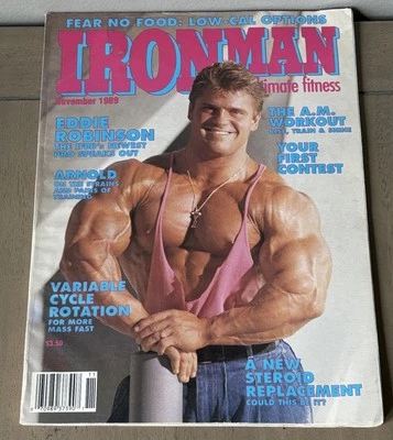 Eddie Robinson - Ironman Bodybuilding Magazine - November 1989 Foto 1 de 2