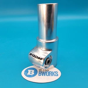 Zoom HeadsUp2 1-1/8" (28.6) 45mm Stem Riser Silver ZOOM Branded EUC!! g21 - Picture 1 of 7