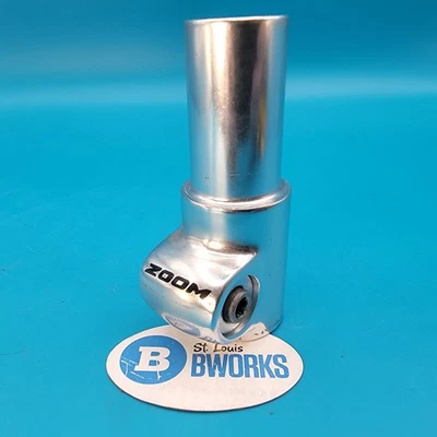 Zoom HeadsUp2 1-1/8" (28.6) 45mm Stem Riser Silver ZOOM Branded EUC!!   g21 - Image 1 of 4
