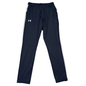 Under Armour Track Pants Mens Size Medium Fitted Gray Athelisure Active Casual - Picture 1 of 7