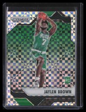 2016-17 Panini Prizm Prizms Starburst Refractor 44 Jaylen Brown Rookie
