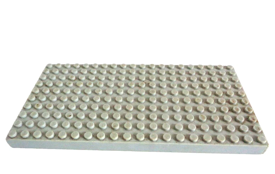 LEGO Classic 700 e X Grundplatte ohne Bodenrohre 10x20 Nopen alt hellgau 8x16 cm - Bild 1 von 4