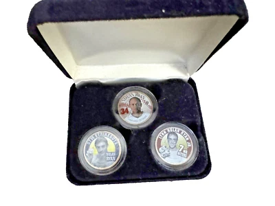 Nolan Ryan Coin Set (3 Coins) - 2004 1845 Texas - The Lone Star State - Silver  - Image 1 of 4