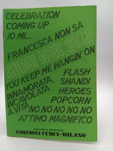 Curci non stop 12 spartiti Celentano Mina Kiss anno 1981 - Imagen 1 de 4