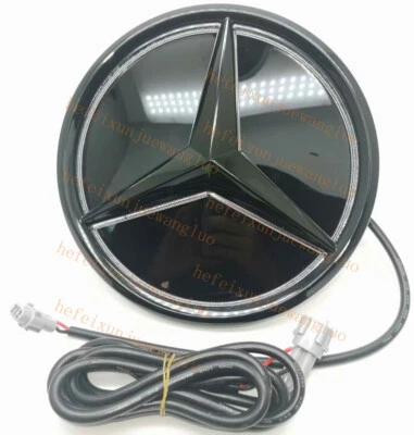 LED Illuminated Grille Star Emblem Badge White light For A/B/C/E/CLA/GLA/GLB - Image 1 of 4