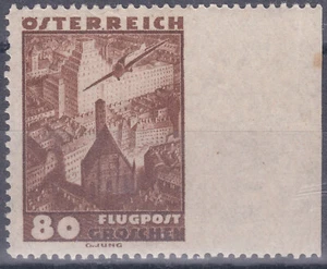 RARITÄT erste bekannte Marke ANK 607 rechts Ungezähnt Postfrisch ** GEPRÜFT - Picture 1 of 4