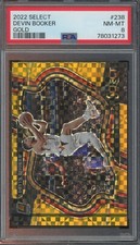 2022-23 Panini Select DEVIN BOOKER #238 Courtside GOLD PRIZM /10 SSP PSA 8 NM-MT