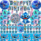 Stitch Party Supplies, 101pcs Birthday Decorations Set Include Banner, Balloons,