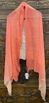 Novo maiô INC International Concepts verão Marrocos rosa e pêssego cobertura - Imagem 1 de 2