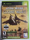 Star Wars: The Clone Wars (Microsoft Xbox, 2003) includes cd & manual
