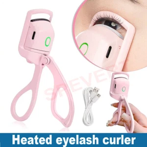 Electric Heated Curling Eyelash Tool Eyelash Curler Makeup USB Rechargeable Tool - Bild 1 von 19
