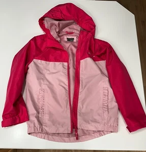 Eddie Bauer Girls Hooded Jacket Shell, Pink, Size Medium 10/12 - Picture 1 of 7