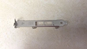 Lot of 2 LONG (STAND) PROFILE BRACKET FOR X520-T2/E10G42BT JM42W - Picture 1 of 2