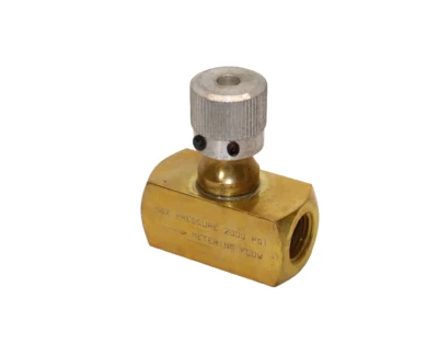 (NEW) SCHRADER BELLOWS SPN800B , SPN800B-40JG 1/2" NPT Needle Valve - Imagem 1 de 4