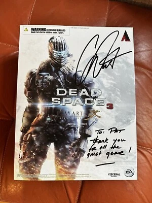 DEAD SPACE 3 PLAY ARTS Kai Isaac Clarke Action Figure !SIGNED by Gunner Wright! - Image 1 of 4