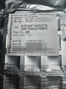 20pcs 1pack | STM32F746VGT6 | ARM Cortex-M7 MCU 1MB Flash | Free Shipping - Picture 1 of 2