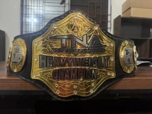 New TNA World Champion Heavyweight championship belt wrestling title adult 4mm - Bild 1 von 10