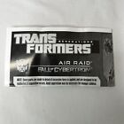 Transformers Generations Thrilling 30 Fall Of Cybertron Instruction Booklets
