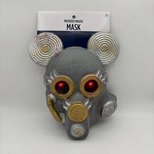 Mutated Mouse Halloween Costume Mask, Red Light Up Eyes NEW! - Picture 1 of 10