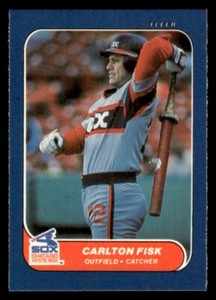 1986 Fleer Classic Miniatures CARLTON FISK #43 White Sox HOF FREE Ship!