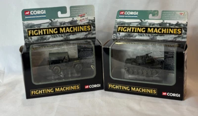2002 Corgi Showcase Fighting Machines Vietnam M48-A3 Patton Tank Willys 1/4 Ton - Image 1 of 4