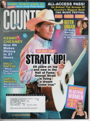 Country Weekly Magazine July 16 2007 George Strait CMA Music Festival - Image 1 of 3
