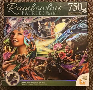 Rainbowline Fairies “QUEEN OF THE NIGHT FAIRIES”, Foil 750pc Jigsaw Puzzle. NEW - Picture 1 of 7