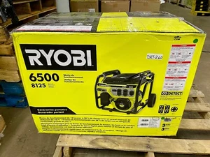 RYOBI 6,500-Watt Gasoline Powered Portable Generator with CO Shutdown Sensor - Picture 1 of 3