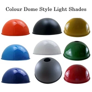 Lámpara de color cúpula de metal fácil ajuste reemplazo para lámparas de mesa de pared de techo - Imagen 1 de 13