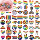 Rainbow Pride Pin Badge LGBTQ Gay Enamel Lapel Alloy Friendship Flag Brooch Gift