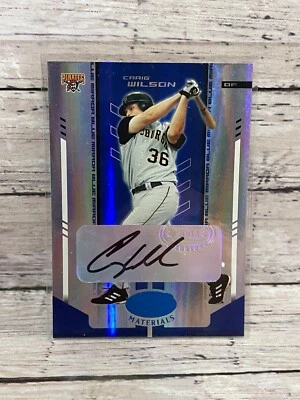 2004 Leaf Certified Materials Mirror Autograph Blue #74 Craig Wilson /100 - Изображение 1 из 2