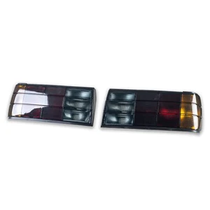 Dark Smoke Rear Lamp Tail Light Pair For BMW 3 Series E30 1988-1994 Facelift - Picture 1 of 4