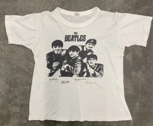 Vtg 60s The Beatles I Want To Hold Your Hand Promotional T Shirt 1963 1960s BVD - Picture 1 of 10